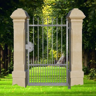 Portillons ARGO 1100mm carré 12x12mm ouverture droite ou gauche
