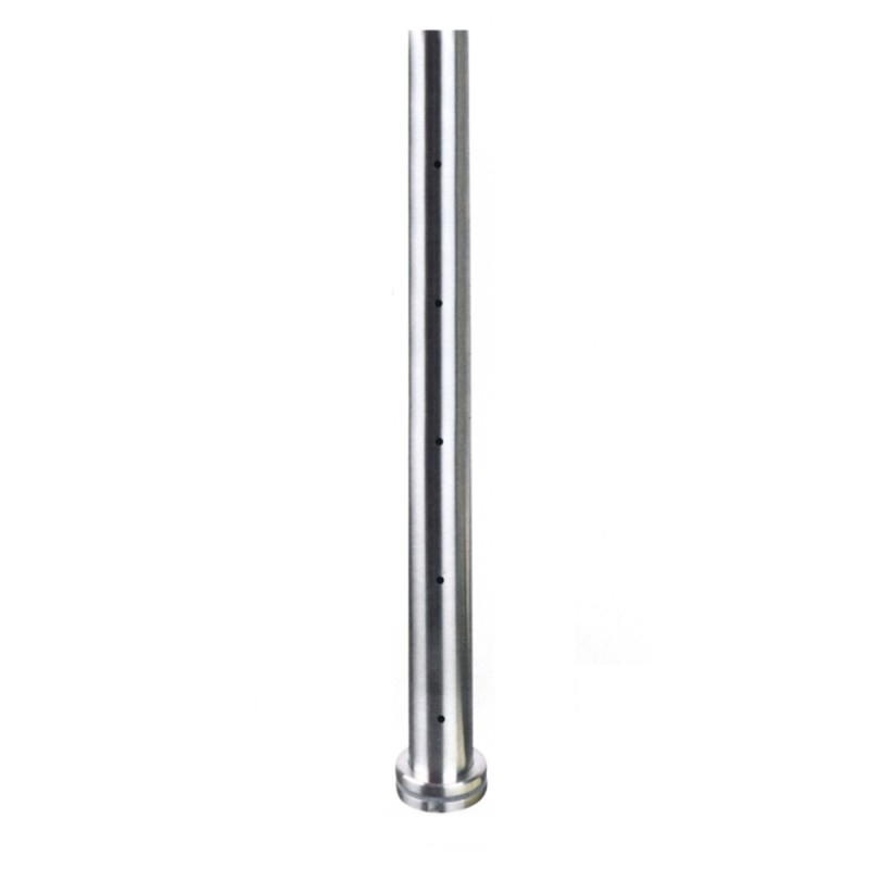 Poteaux AISI 304 Ø42,4mm haut 970mm pré assemblés pour marches