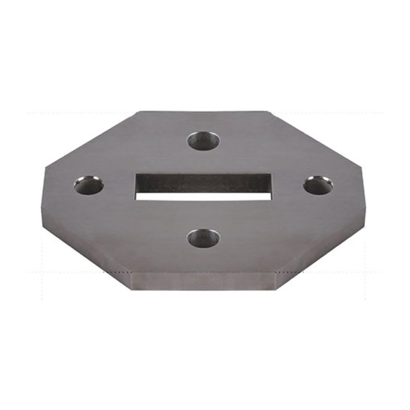 embase, bride, plaque de fixation, plaque au sol, embase inox