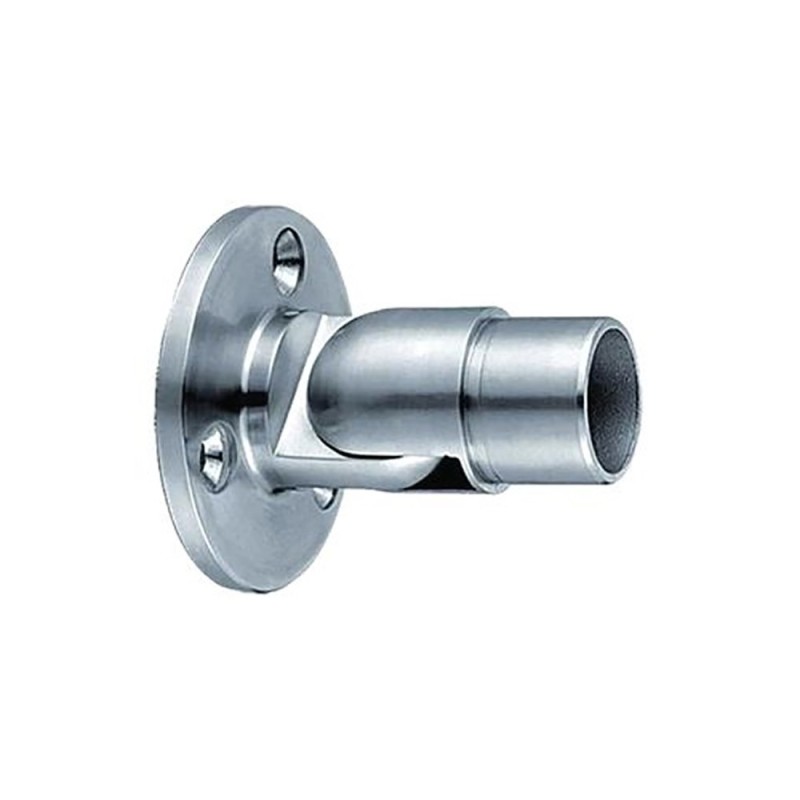Connecteurs muraux orientables de mains courantes en acier inox