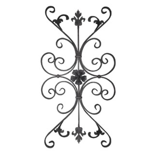 Panneau décoratif balustre en acier forgé grenaillé 1010x540mm