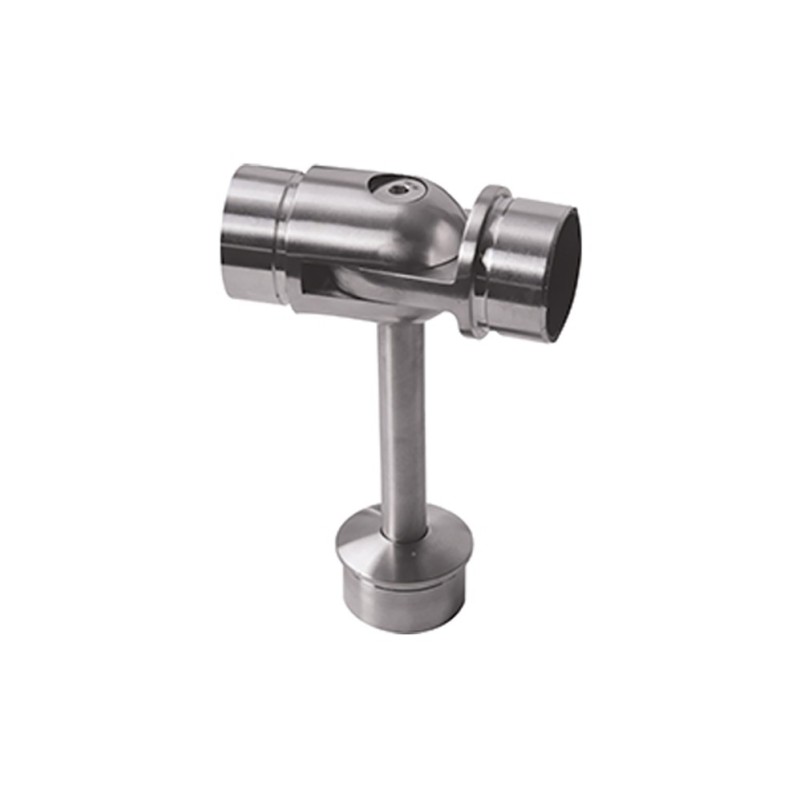 Supports d'angles réglable pour pôteaux inox et rampes rondes