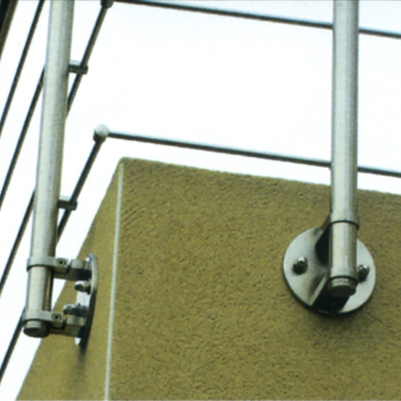 Anneaux, plaques de fixation à l'anglaise pour tubes ronds Ø42,4mm