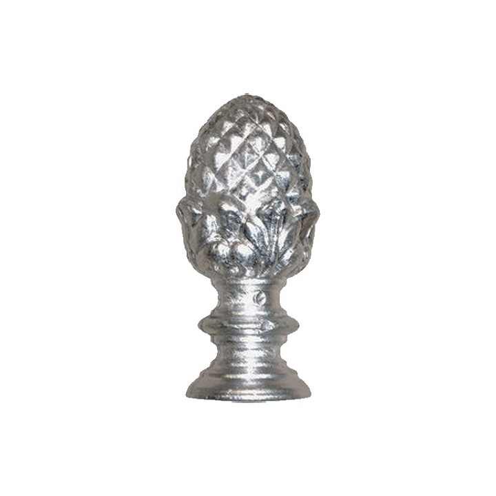 Pigne, pomme de pin en aluminium 110mm ø55mm avec insert M8