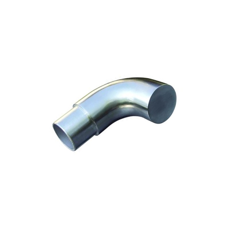 Bouchons coudés 90° plats inox 304 316 pour tubes Ø42,4 / Ø48,3mm