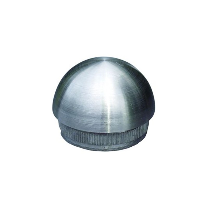 Bouchons demi sphérique inox 304 316 pour tubes Ø42,4 / Ø48,3mm