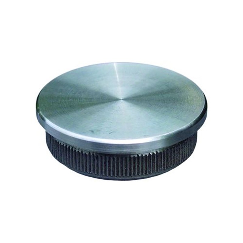 Bouchons plats en inox 304 / 316 pour tubes inox Ø42,4 ou Ø48,3mm