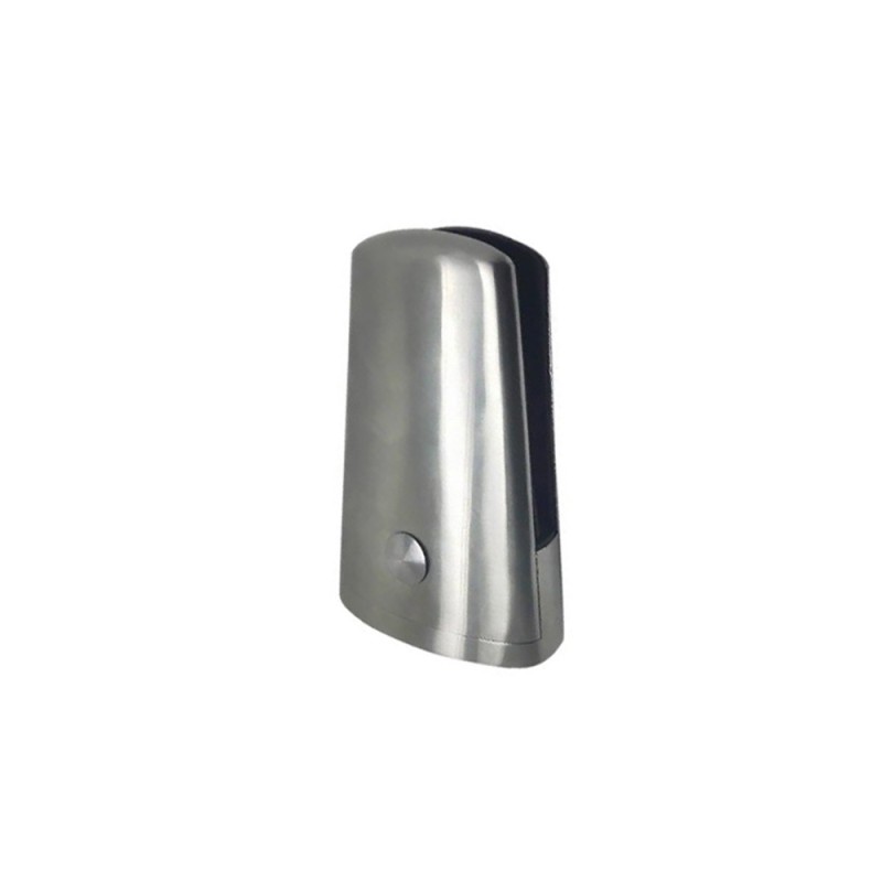 Pinces avec fixation au sol spigots pour verre 12,76mm (66,2) inox316