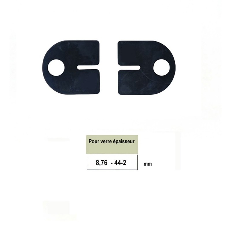 Lot de 2 caoutchoucs pour pinces 26x41mm à verres de 8,76mm 44.2