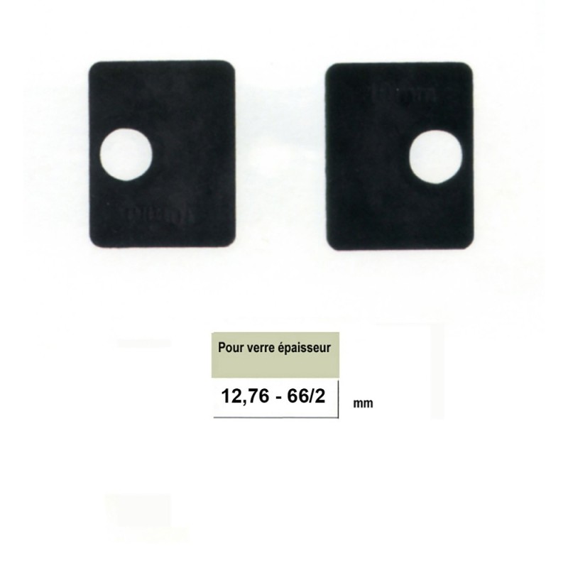 Lot de 2 caoutchoucs pour pinces 55mm à verres de 8mm à 12,76mm