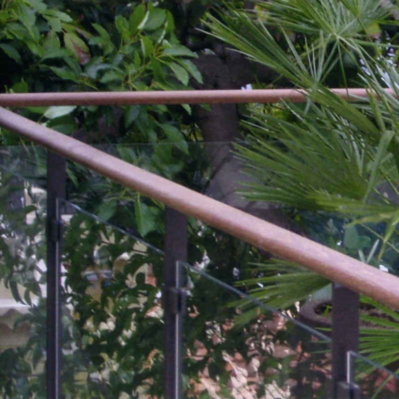 Pinces à verres epr 8 à 12,76mm pour poteaux ronds, plats ou carrés