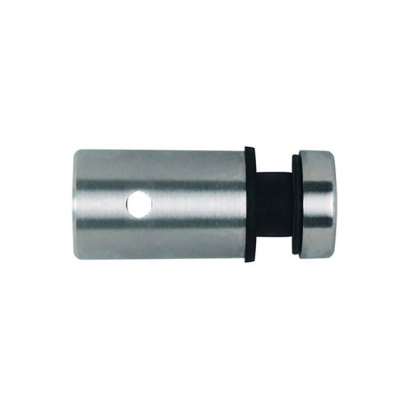 Connecteur en applique pour plexi 8mm sur câbles ou ronds pleins