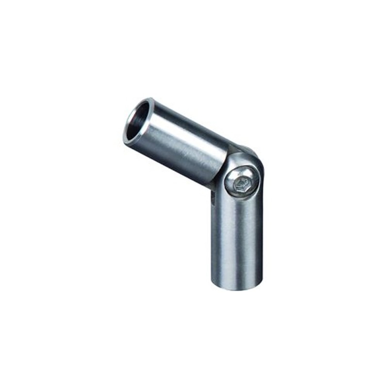 Raccords orientables pour ronds inox Ø10mm, Ø12mm ou Ø14mm