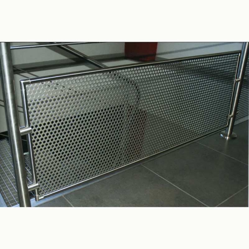 connecteurs en applique pour profil d'encadrement inox 304