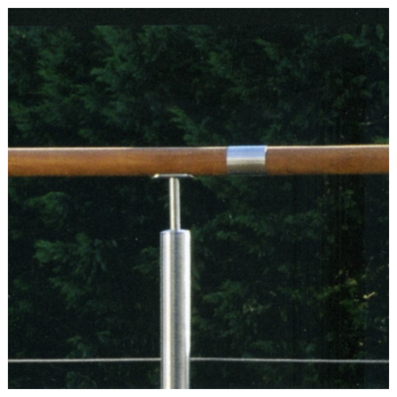 Connecteurs union inox 304 et 316 de mains courantes bois Ø42mm