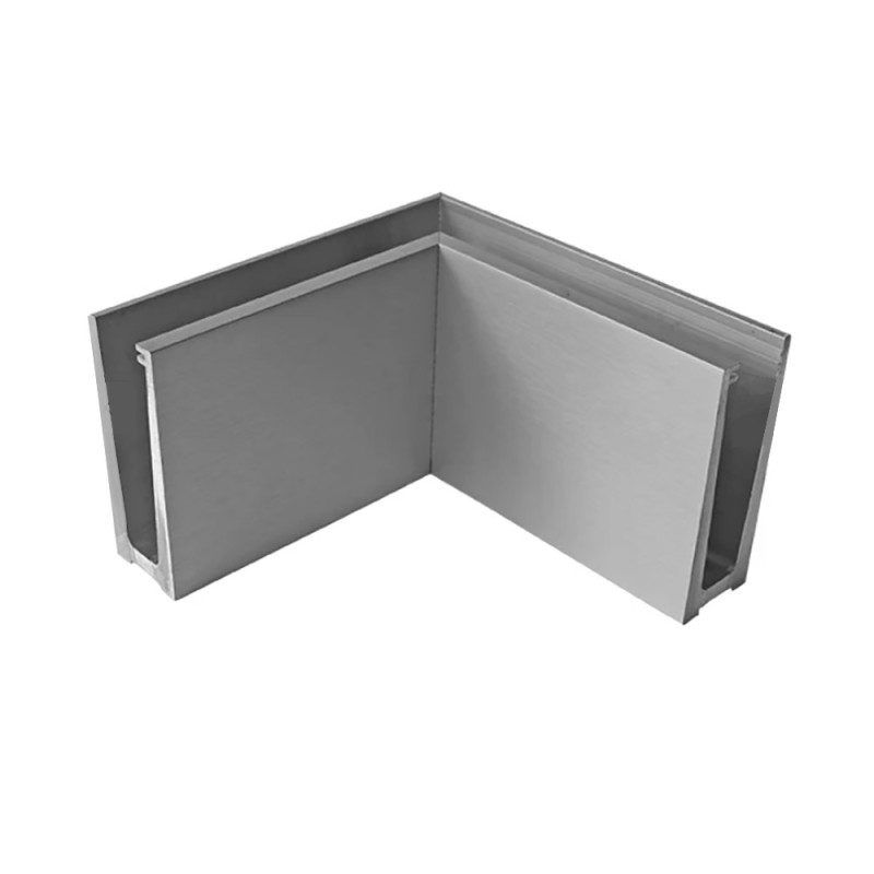 Profils d'angles intérieur ou extérieur pour rails alu fixation au sol