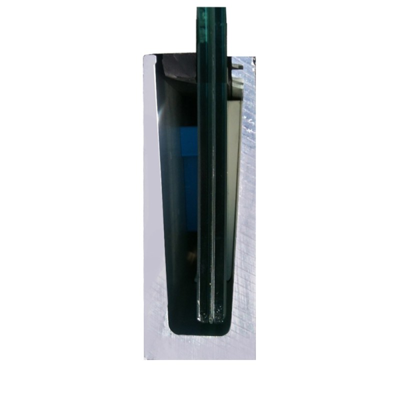 Profils pour garde corps en verre 12,76mm à 21,52mm fixation au sol