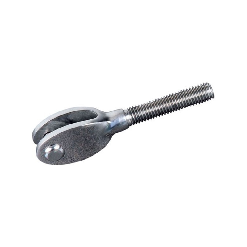 Chapes design filetées inox 316 pas à droite ou à gauche M6 ou M8