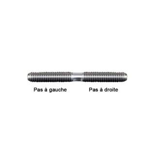Tiges filetées mixtes pas à droite et pas à gauche M6 M8 en inox 316