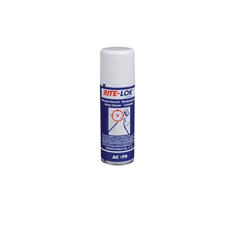 Aérosol rite lok AC70 nettoyant avant collage de l'acier inoxydable