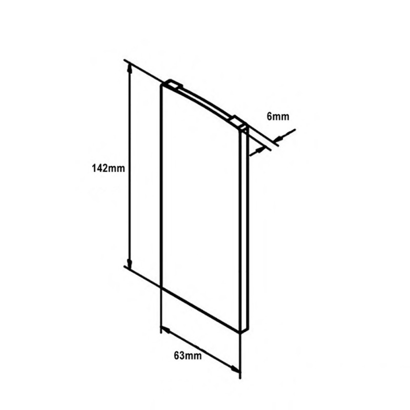 Caches de finition pour profilés aluminium avec fixations au sol