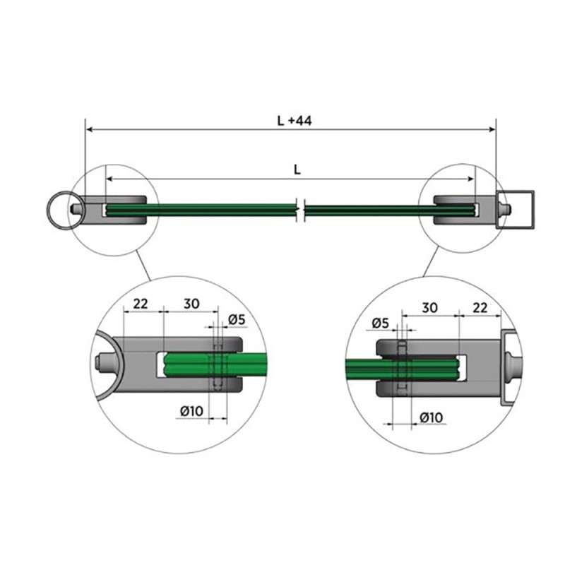 lot de 4 pinces inox 316 système complet multiverre 8 à 12,76mm