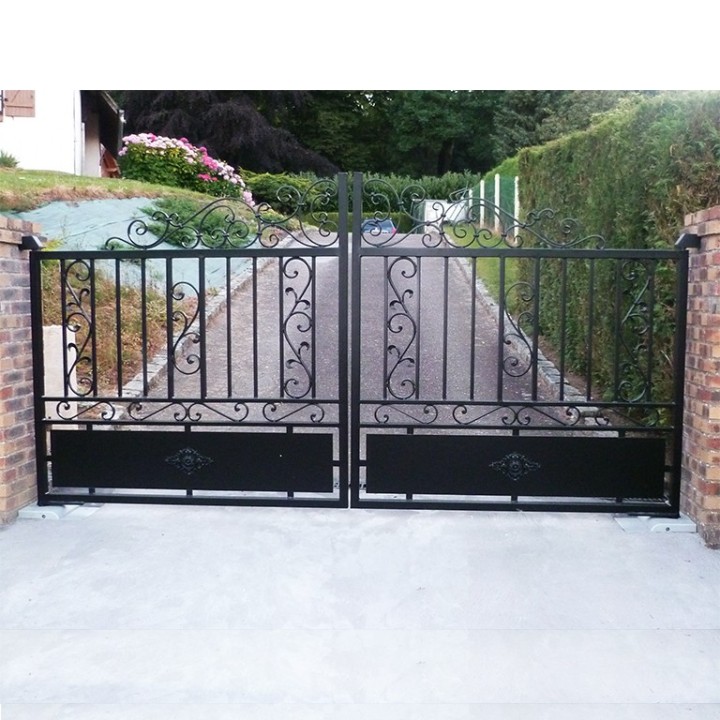 Panneau décoratif balustre en acier forgé grenaillé 900mmx130mm
