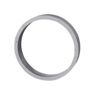 Cercles en aluminium injecté ø100mm plat de 12x5mm à 20x6mm