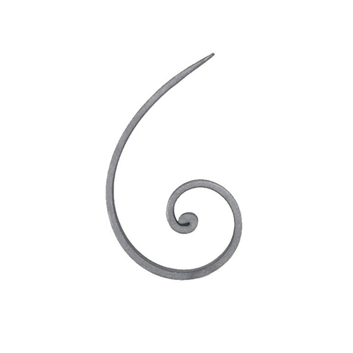 Volutes demi C 16x6 ou 20x8mm. Enroulements du cur à noyaux