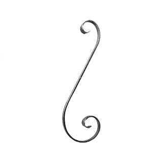 Volutes en forme de S avec bouts en queue de carpe 350 et 450mm