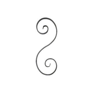 Volutes en forme de S avec bouts en queue de carpe 280 et 320mm
