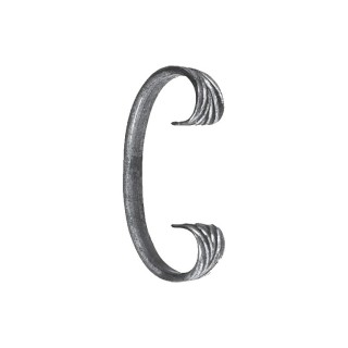 Volutes en forme de C avec queue de carpe hauteur 110 et 120mm