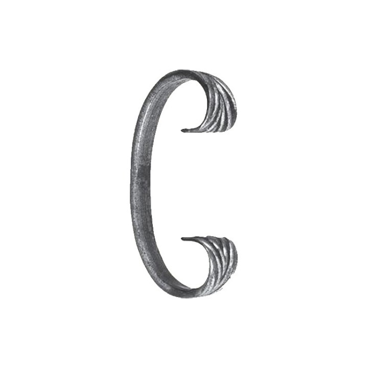 Volutes en forme de C avec queue de carpe hauteur 110 et 120mm