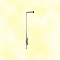 Verrou pistolet 500mm rond de 16mm de portail  souder