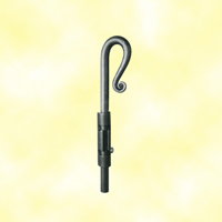 Verrou pistolet forg 16mm hauteur 300mm