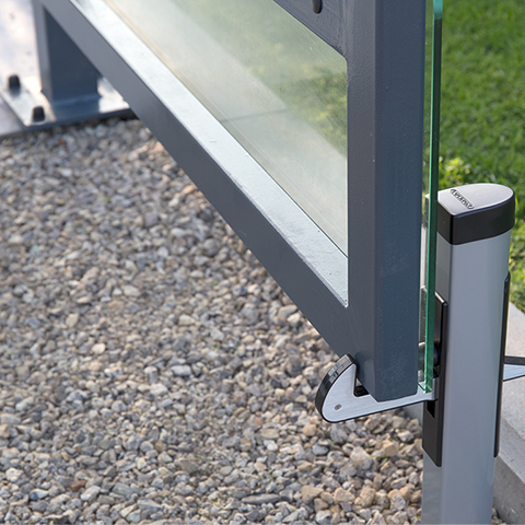 Bute arretoir en aluminiumr. Butoir caoutchouc FN3493 Arrtoir Arrtoir alu FN3493