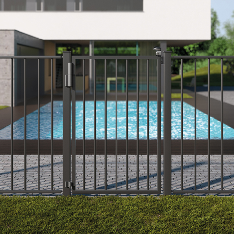 Charnire compacte et ferme portail compact