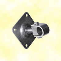 Gond rglable M24 pour tube 40x40mm sur platine  visser pour rglage horizontal