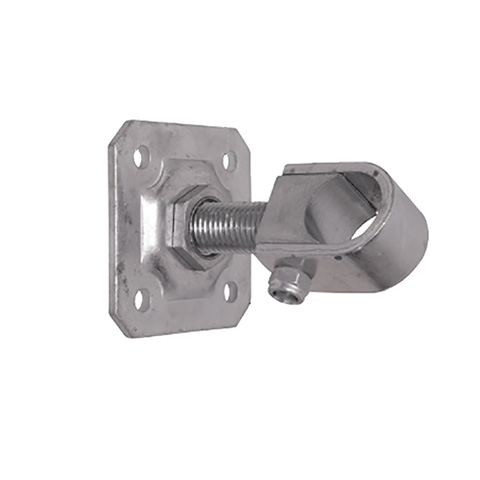 Gond rglable M24 pour tube 40x40mm sur platine  visser pour rglage horizontal