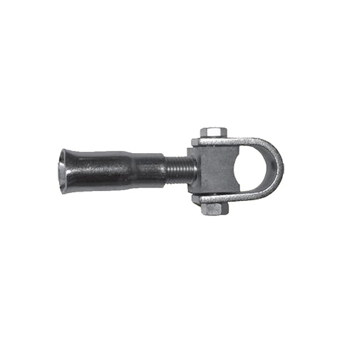 Gond rglable M27 pour tube 40x40mm  sceller avec rglage horizontal