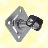 Gond charnire rglable M20pour tube 40x40mm sur platine  visser pour rglage horizontal
