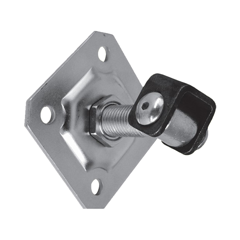 Gond charnire rglable M20pour tube 40x40mm sur platine  visser pour rglage horizontal