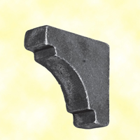 Renfort d'angle acier pour tube de 30x30mm  souder pour renforcer