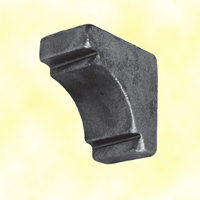 Renfort d'angle acier pour tube de 50x50mm  souder pour renforcer