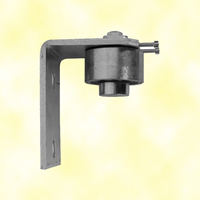 Pivot roulement haut 68mm 40x40mm sur querre rglage horizontal