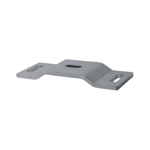 Platine emboutie 160x65mm en acier support de pivot crapaudine