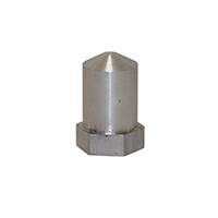 Axe pour crapadine ALUMINIUM 20mm M12 av 6 pans H8mm