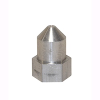 Axe pour crapadine ALUMINIUM 20mm M12 av 6 pans H13mm