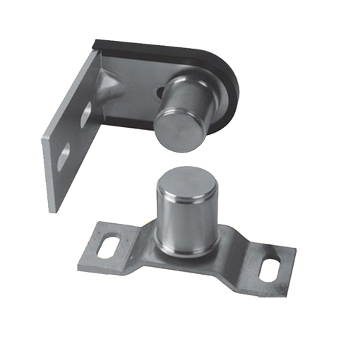 Ensemble querre platine pour 40x40mm gond-pivot  bille  fixer au sol