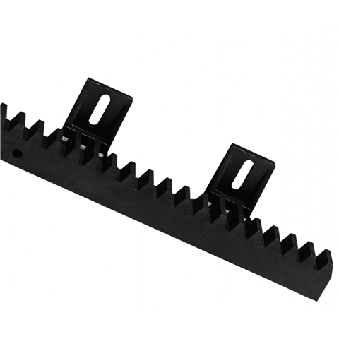 Crmaillre polyamide 1020 renforce pour portail coulissant 6 fixations
